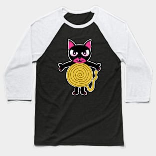 Hypnotic Kitten Baseball T-Shirt